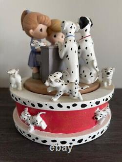 101 Dalmations Precious Moments Disney Rotating Music Box