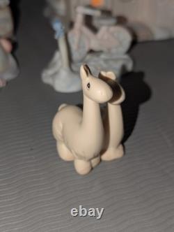 10pcs Precious Moments Figurines 1986-1998 Light Up Glowing Sam's House Horse
