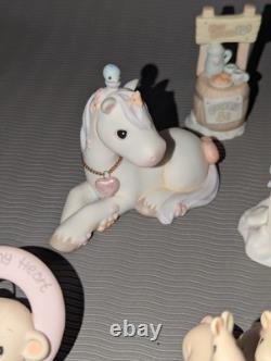 10pcs Precious Moments Figurines 1986-1998 Light Up Glowing Sam's House Horse