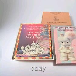 14 PC'85 PRECIOUS MOMENTS BIRTHDAY TRAIN YR 1-12, CLOWN, BABY/CABOOSE NEW WithBOX