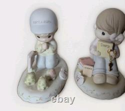 14 Precious Moments Growing in Grace & It's A Girl & 1st Confirmation Figs. RARE