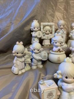 17 Piece Vintage Precious Moments Figurines Lot. 1979-96. Collectors Club Enesco
