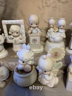 17 Piece Vintage Precious Moments Figurines Lot. 1979-96. Collectors Club Enesco
