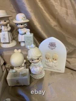 17 Piece Vintage Precious Moments Figurines Lot. 1979-96. Collectors Club Enesco