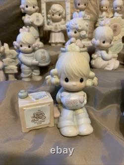 17 Piece Vintage Precious Moments Figurines Lot. 1979-96. Collectors Club Enesco