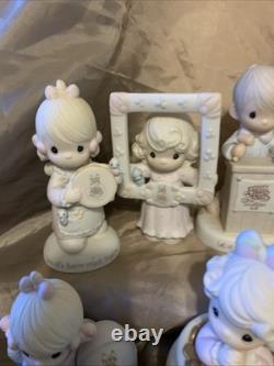 17 Piece Vintage Precious Moments Figurines Lot. 1979-96. Collectors Club Enesco