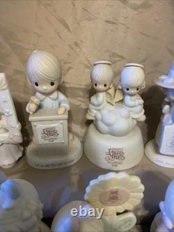 17 Piece Vintage Precious Moments Figurines Lot. 1979-96. Collectors Club Enesco