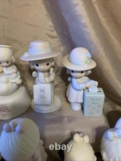17 Piece Vintage Precious Moments Figurines Lot. 1979-96. Collectors Club Enesco