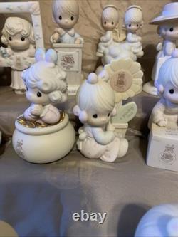 17 Piece Vintage Precious Moments Figurines Lot. 1979-96. Collectors Club Enesco
