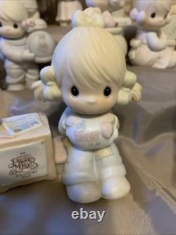 17 Piece Vintage Precious Moments Figurines Lot. 1979-96. Collectors Club Enesco