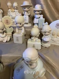 17 Piece Vintage Precious Moments Figurines Lot. 1979-96. Collectors Club Enesco