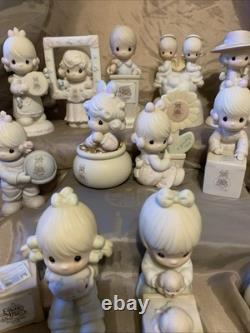 17 Piece Vintage Precious Moments Figurines Lot. 1979-96. Collectors Club Enesco