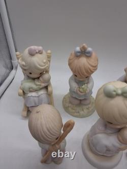 17pc lot Vintage Precious Moments Christmas Nativity & Milestone Figurines Mixed