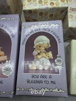 17pc lot Vintage Precious Moments Christmas Nativity & Milestone Figurines Mixed