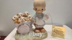 1977 Precious Moments God Loveth A Cheerful Giver Free Puppies