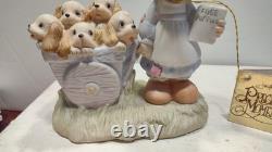 1977 Precious Moments God Loveth A Cheerful Giver Free Puppies