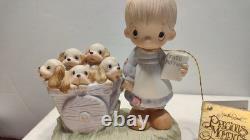 1977 Precious Moments God Loveth A Cheerful Giver Free Puppies