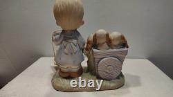 1977 Precious Moments God Loveth A Cheerful Giver Free Puppies