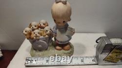 1977 Precious Moments God Loveth A Cheerful Giver Free Puppies