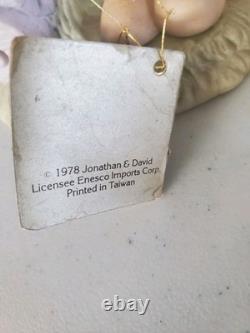 1977 Precious Moments God Loveth a Cheerful Giver Free Puppies Rare Original 21