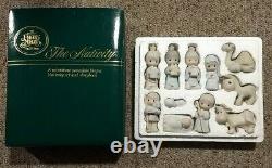 1982 Precious Moments The Nativity 11 Piece Set Come Let Us Adore Him By Enesco