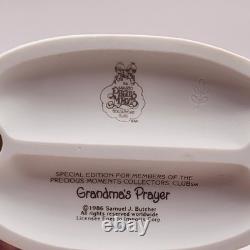1986 Precious Moments PM861 GRANDMA'S PRAYER Collectors Club