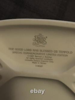 1987 ENESCO, PRECIOUS MOMENTS The Lord Ha Blessed Us Tenfold