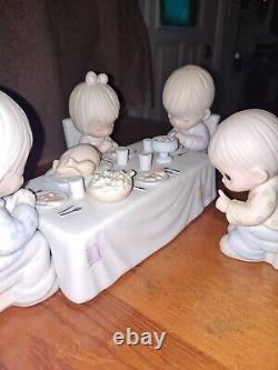 1987 Precious Moments We Gather Together To Ask The Lord's Blessing 5 Piece Set