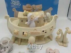 1992 PRECIOUS MOMENTS Two By Two The Noah's Ark Story 8 Piece Set w Boxes