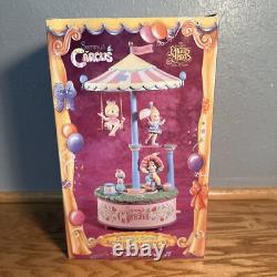 1994 Enesco Precious Moments Sammy's Circus Action Musical with Box RARE