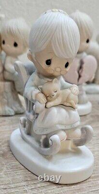 19 Piece Precious Moments Figures Lot- 70's and 80's Retired and Rares