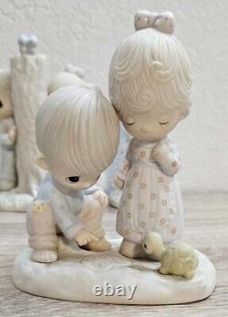 19 Piece Precious Moments Figures Lot- 70's and 80's Retired and Rares