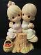2001 Precious Moments 9 Figurine Love One Another Signed By Fujioka # 822426