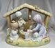 2001 Precious Moments O Holy Night #879428 Christmas Nativity Scene Mib Large