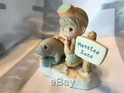 2001 Precious Moments Our Love Will Never Be Endangered Manatee Zone
