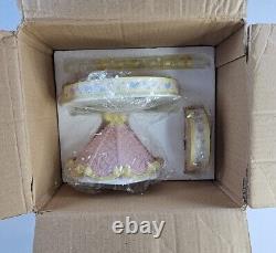 2002 Enesco Precious Moments Rainbow Carousel Mirrored Display & 6 Figurines