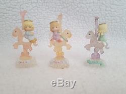 2002 Precious Moments Carousel and Figurines