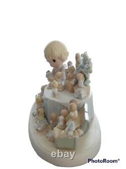 2002 Precious Moments From the Beginning 25 Anniversary # 110238 Group Figurine