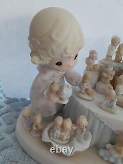 2002 Precious Moments From the Beginning 25 Anniversary # 110238 Group Figurine