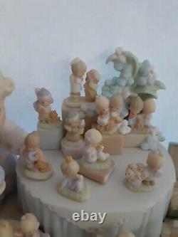 2002 Precious Moments From the Beginning 25 Anniversary # 110238 Group Figurine