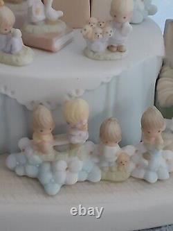 2002 Precious Moments From the Beginning 25 Anniversary # 110238 Group Figurine