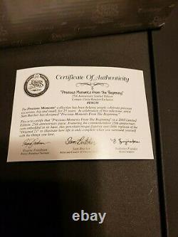 2003 Precious Moments 25th Anniversary From The Beginning 110238 Figure Signed