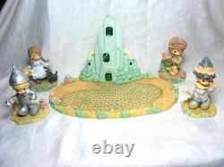 2003 Precious Moments Figurines & Base Wizard of Oz L-3