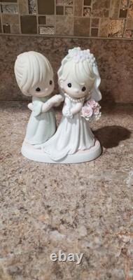 2004 Precious Moments Beautiful and Blushing, My Baby's Now A Bride #117802