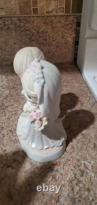 2004 Precious Moments Beautiful and Blushing, My Baby's Now A Bride #117802