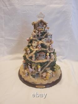 2005 Precious Moments Rare O Holy Night Illuminated Nativity Tree Bradford