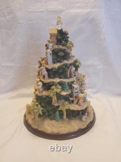 2005 Precious Moments Rare O Holy Night Illuminated Nativity Tree Bradford