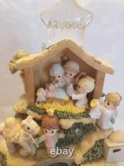 2005 Precious Moments Rare O Holy Night Illuminated Nativity Tree Bradford
