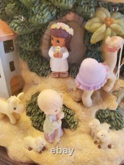 2005 Precious Moments Rare O Holy Night Illuminated Nativity Tree Bradford