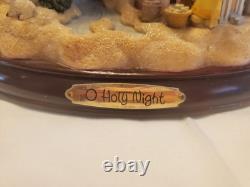 2005 Precious Moments Rare O Holy Night Illuminated Nativity Tree Bradford